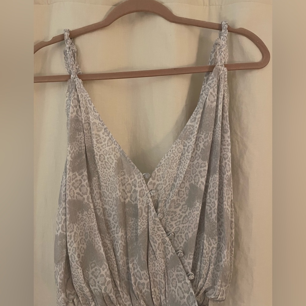 NWOT free people surplice wrap style bodysuit